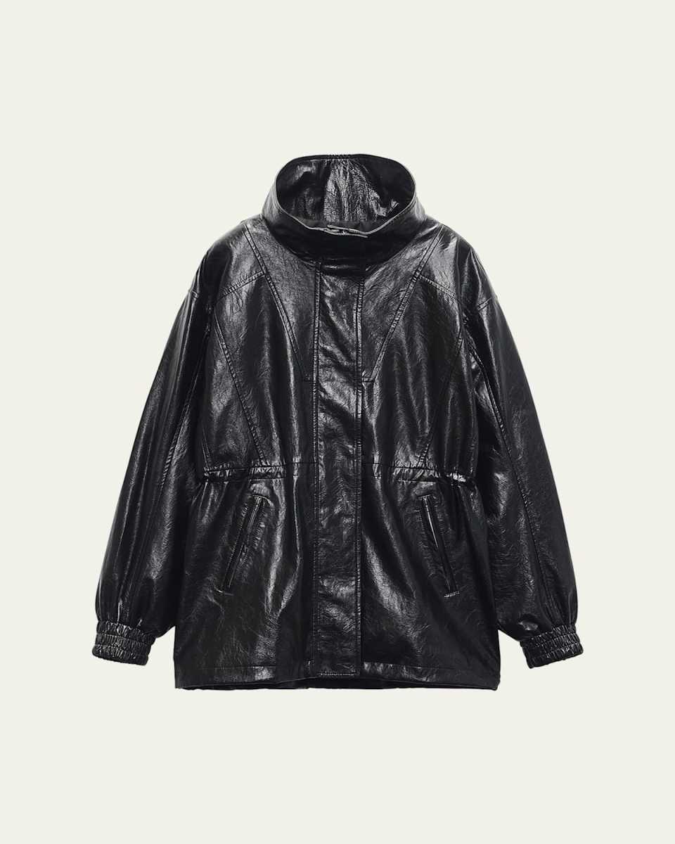 Monica Faux Leather Jacket